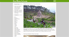 Desktop Screenshot of kotawisataindonesia.com
