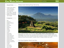 Tablet Screenshot of kotawisataindonesia.com